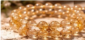 Golden Rutilated Quartz Bracelet