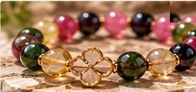 Natural Tourmaline Bracelet